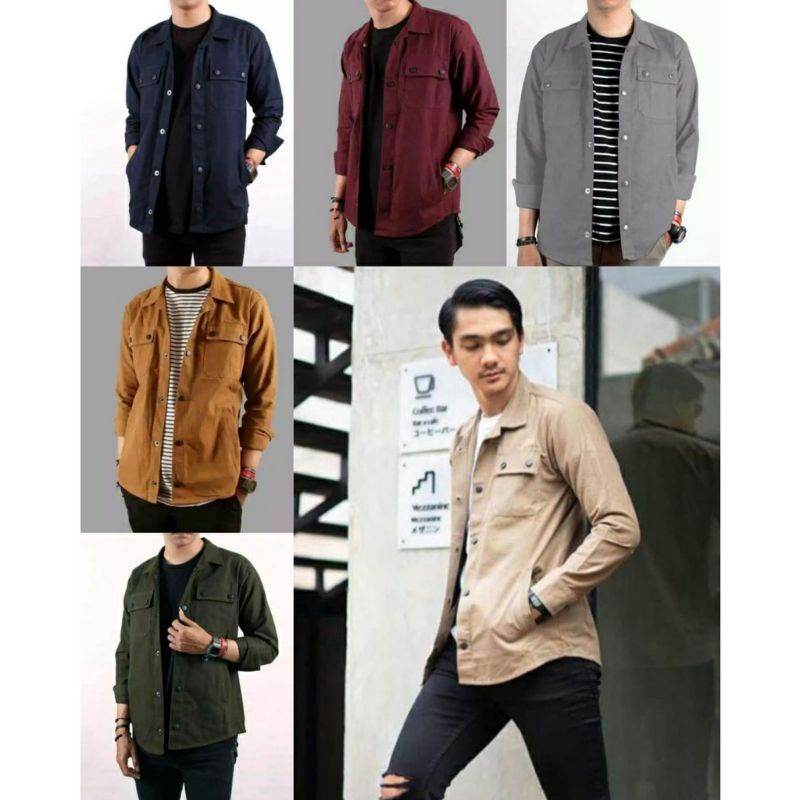 JAKET PARKA LORENG PRIA WANITA TERMURAH TERBARU KEREN KEKINIAN TRENDY KOREAN STYLE ORIGINAL PREMIUM 