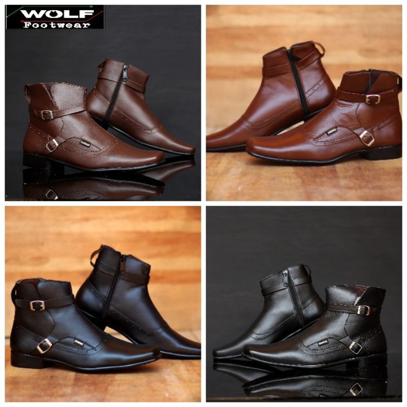 FULL LEATHER SepAtu ForMal PriA PanTofeL Pria KuliT AsLi OrigiNaL PacUaN  BikErS RiDer aLA pacuann