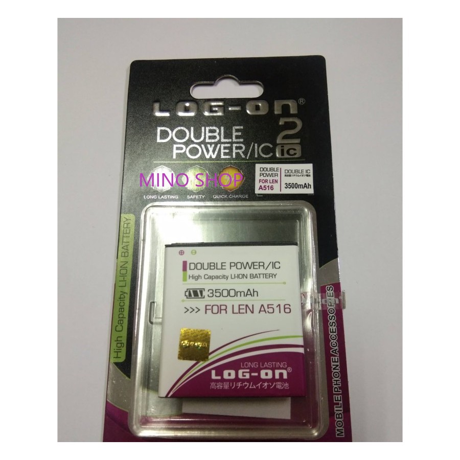 BATRE LENOVO A516 - A706 - BL209 - LOG ON DOUBLE POWER BATTERY BATERAI