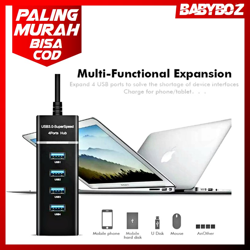 Jual Babyboz Taffawre High Speed Ports Usb Hub Adapter Gbps