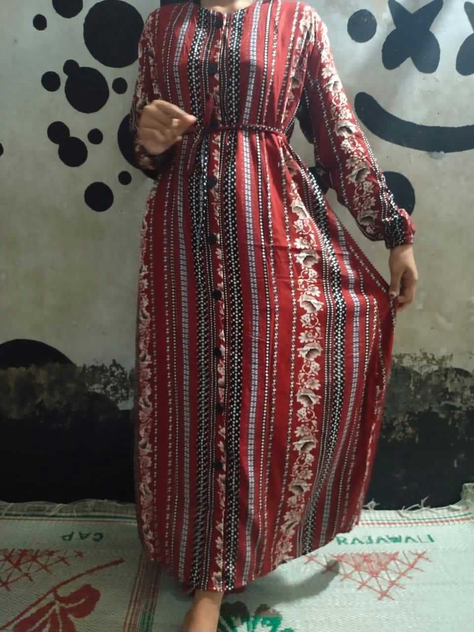 Longdress Gamis Arabian Sultan & Daster Kaftan Motif Terbaru Bahan Rayon Armany Farissa Batik