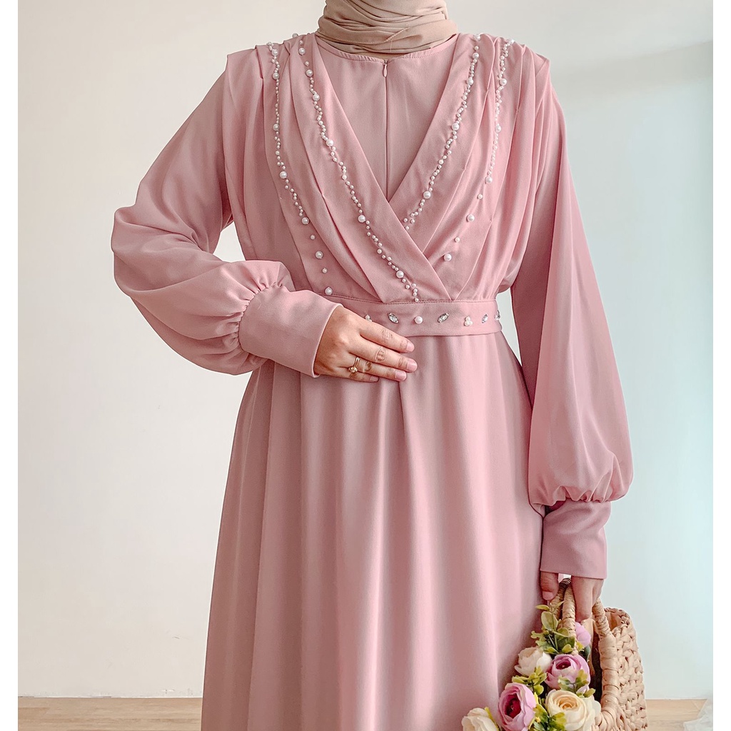 Bilqis Dress/Dress Ceruti Ld 106/Dress Ceruti Payet Jumbo/Dress Seragaman/Dress Remaja/Dress Sage