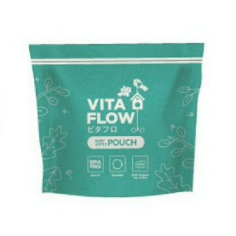 Vita Flow Baby Wipes Pouch Isi 10's