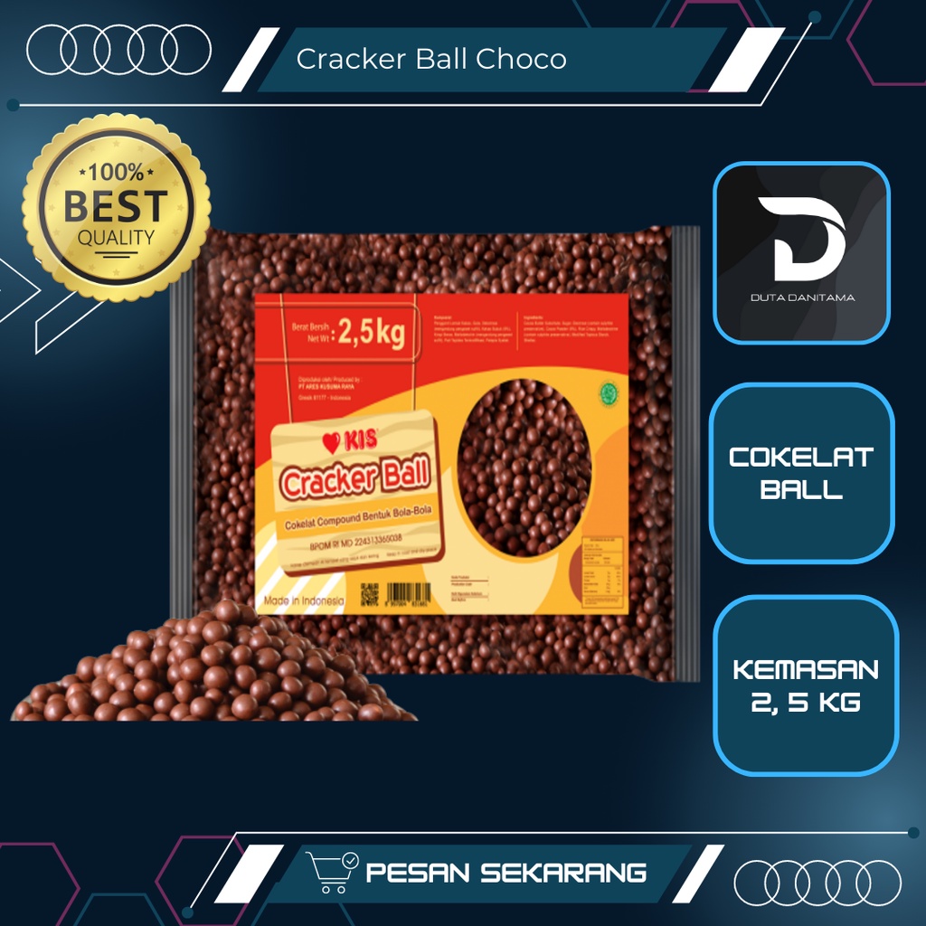 

Kis Cracker Balls Choco 2,5 kg