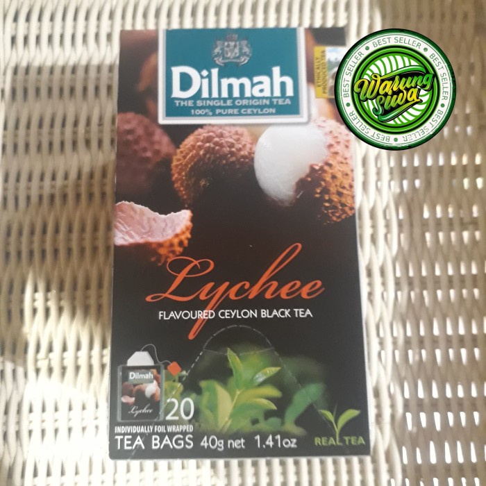 

dilmah envelope lychee tea 20's box