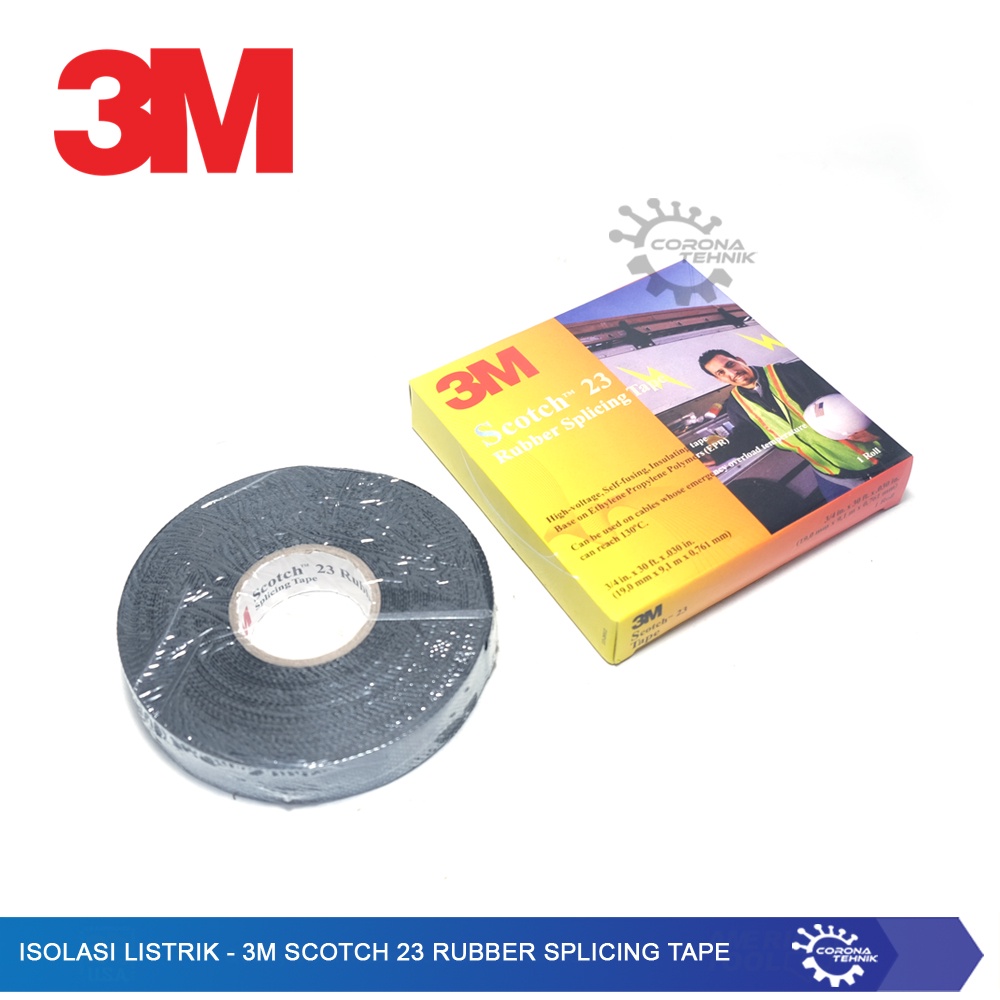 Rubber Splicing Tape ( Isolasi Listrik ) - 3M Scotch 23