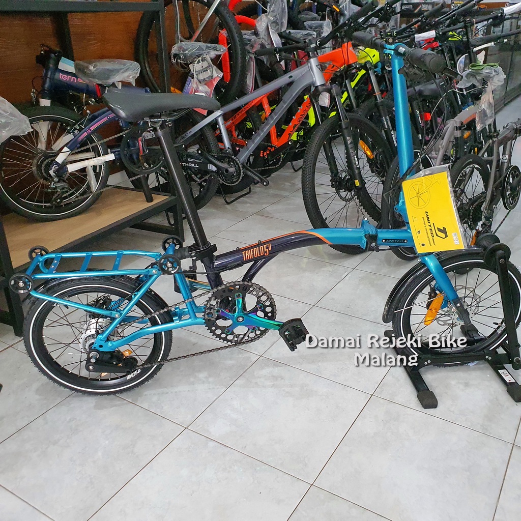 United Trifold 5D 5 speed Sturmey Archer Discbrake Hidrolik