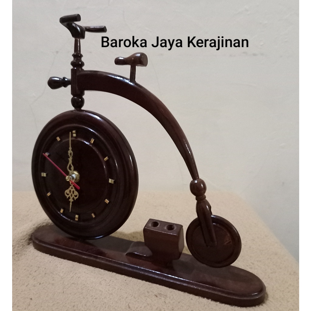 Jam Sepada Antik Kayu Jati