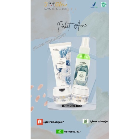 PAKET ACNE JGLOW/ JGLOW/ JGLOW SKINCARE/PAKET JGLOW PAKET ACNE ORIGINAL