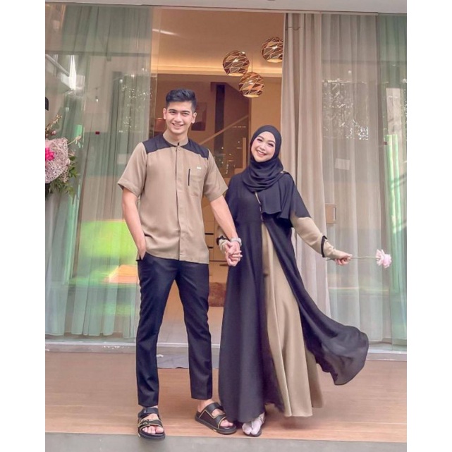 Baju Gamis Lebaran Terbaru 2022 Myrtle by Aden Hijab