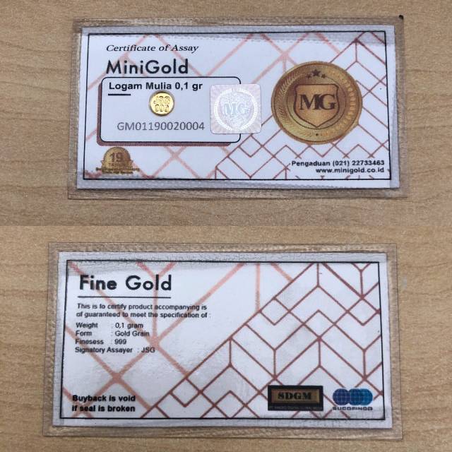 

MG 0,1 gram