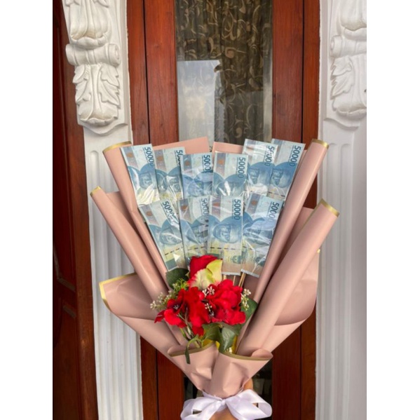 

buket bunga uang
