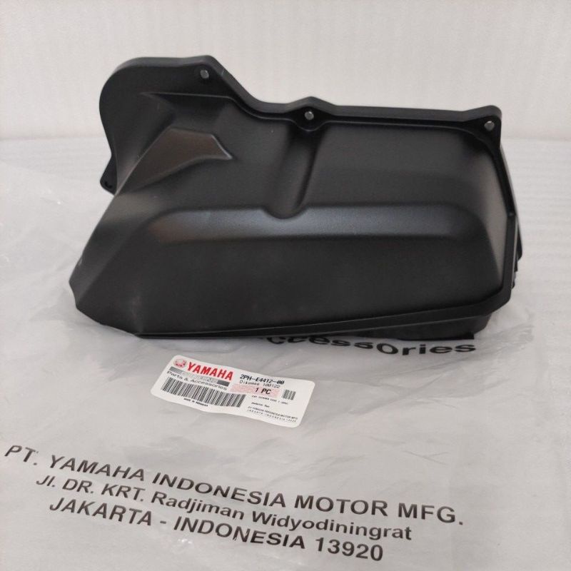 (COD) Tutup cover box filter udara Yamaha Mio M3 - Blue core - X-Ride 125 Original 2PH-E4412-00 asli