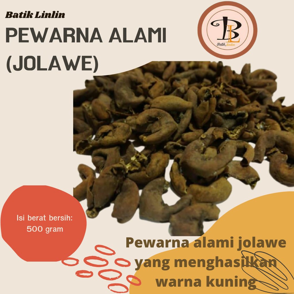 

JOLAWE 500gr Untuk Zat Warna Alami