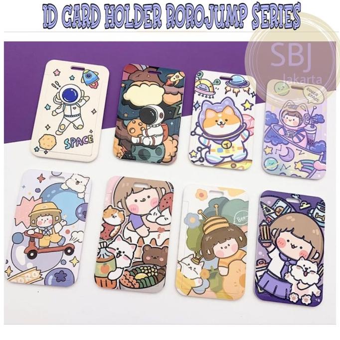 

Tempat kartu ID card holder / Tag holder / name tag ada tali lanyard