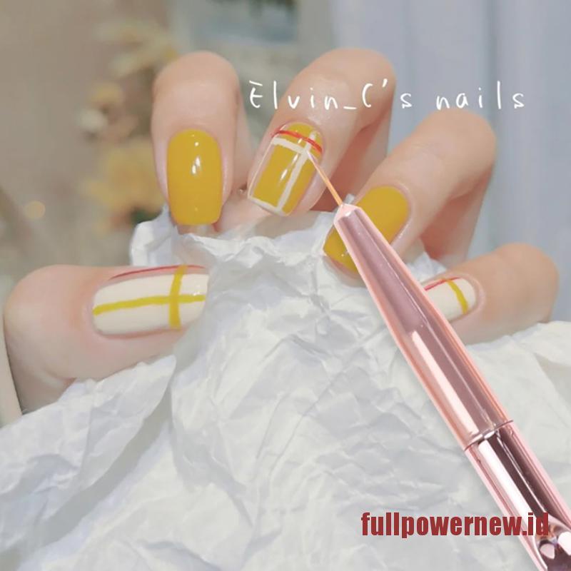 【COD】3pcs Nail Art Brush Set Line Drawing Painting Pen UV Gel Polish Manicure Tools