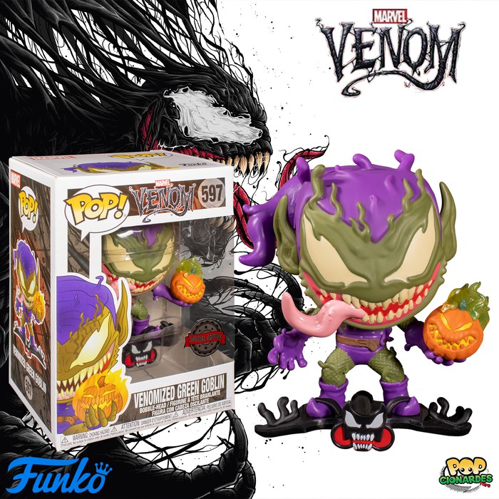 Funko POP Marvel - Spiderman Maximum Venom - Venomized Green Goblin