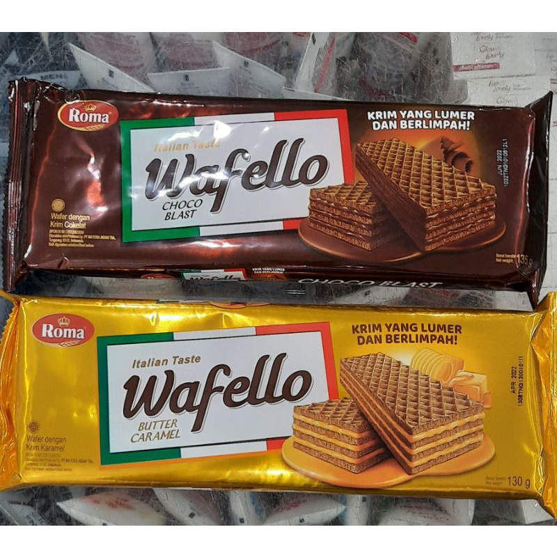 

Wafello Wafer Choco Blast / Butter Caramel 117 gram