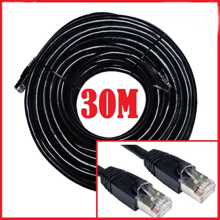 Kabel LAN Outdoor FTP/STP CAT5E panjang 30m