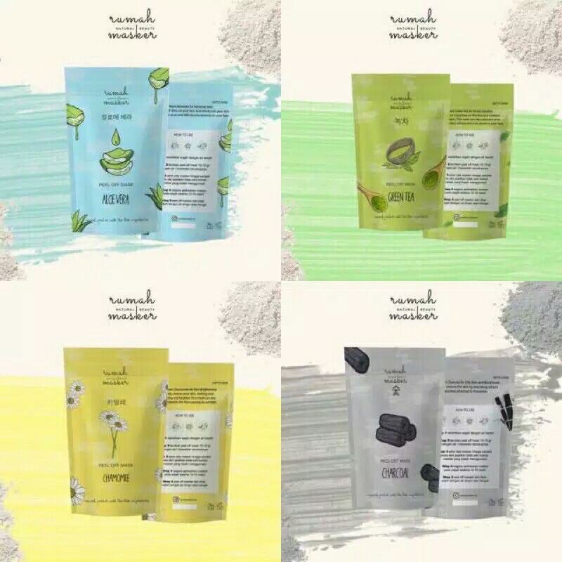 Rumahmasker Peel Off Mask Rumah Masker 10gr
