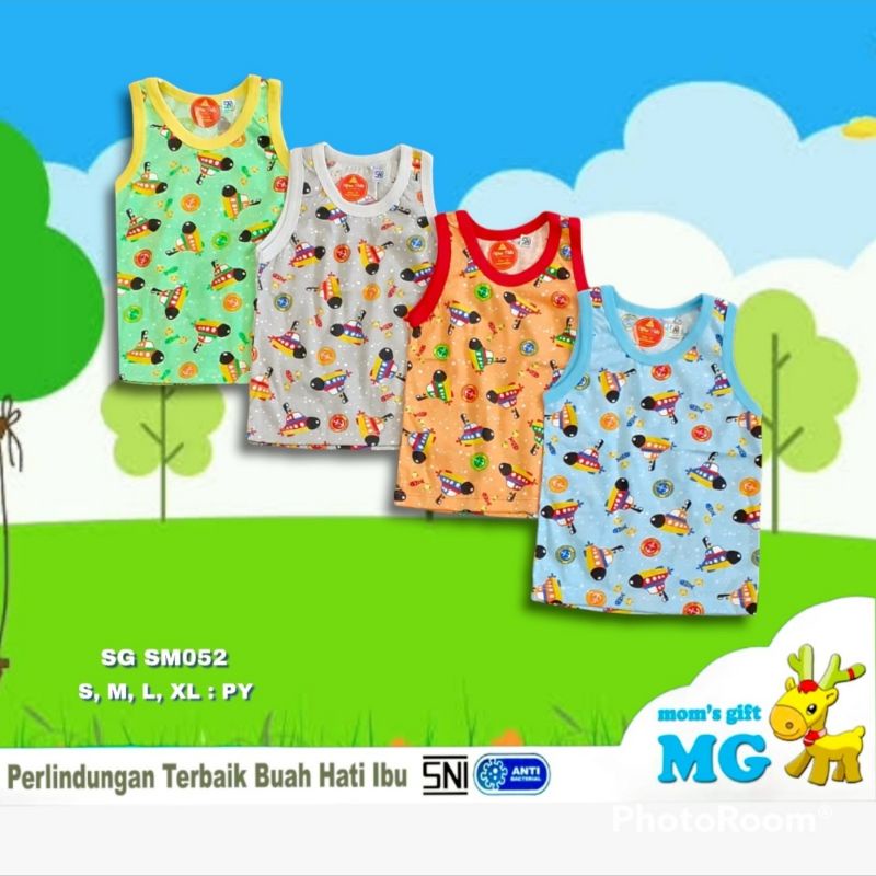 PILIH MOTIF AGREE KIDS SINGLET SNI Baju atasan kaos anak bayi motif SNI S M L XL halus katun