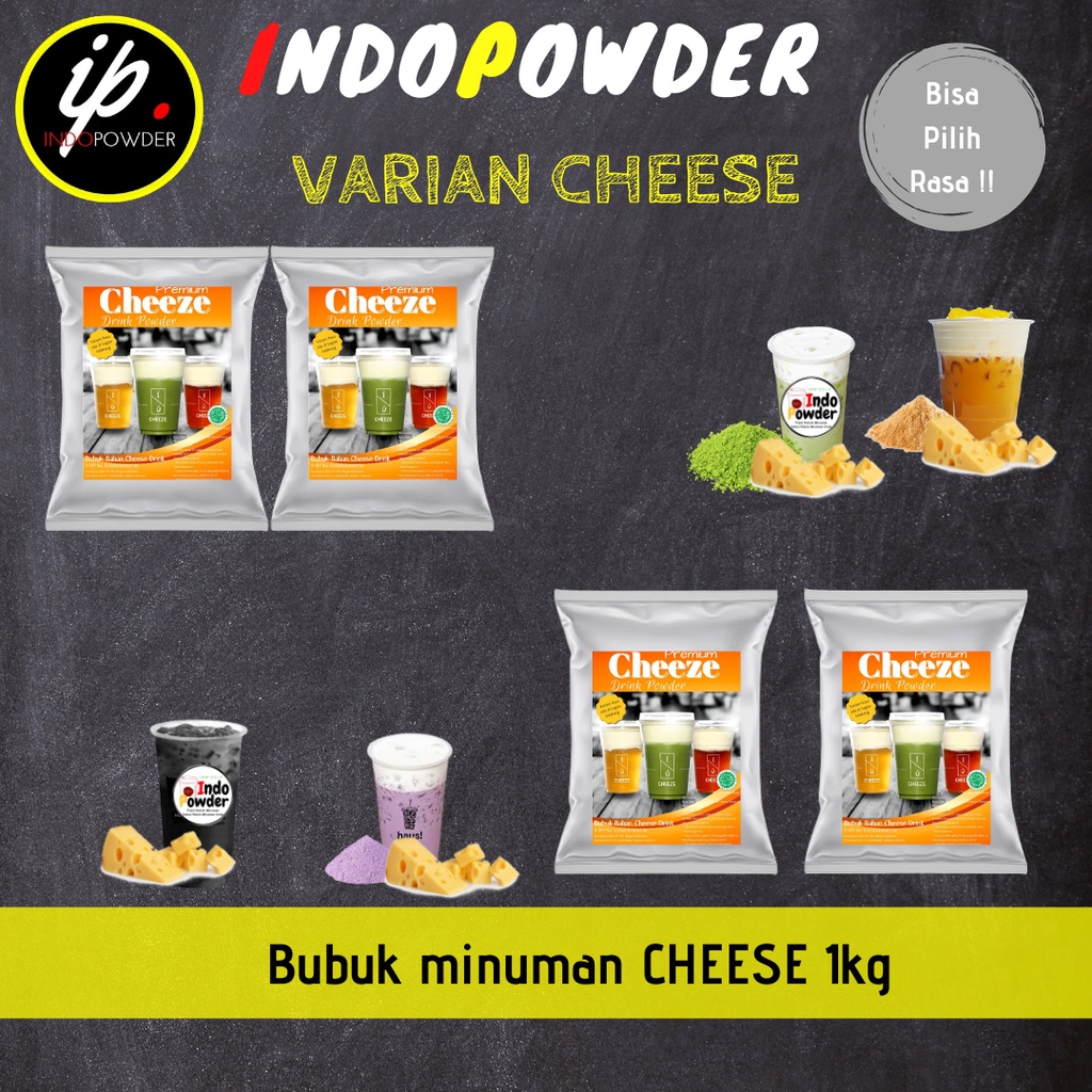 Minuman aneka rasa cheese 1kg/bubuk minuman rasa keju /bubuk minuman cheese pilih varian rasa