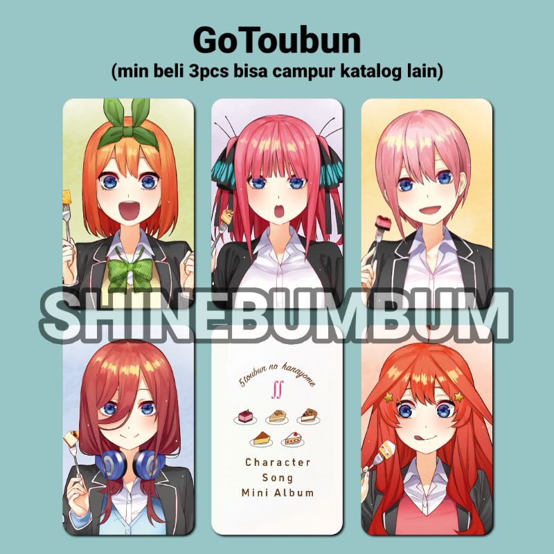 Photocard Anime Go-Toubun