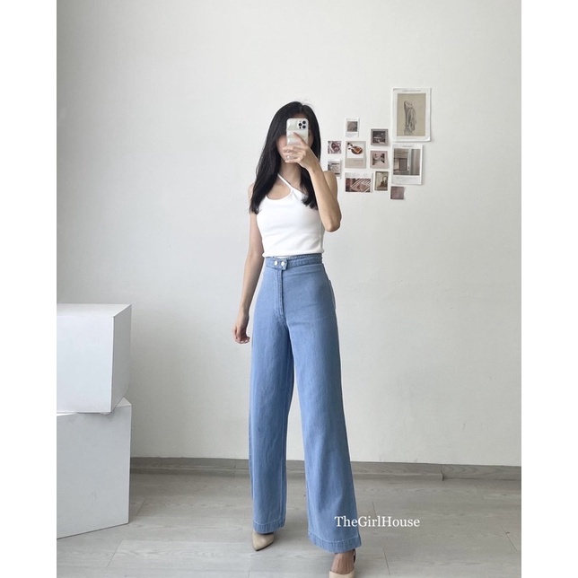 TheGirlHouse - KULOT HIGHWAIST LOOSE JEANS HANNAH