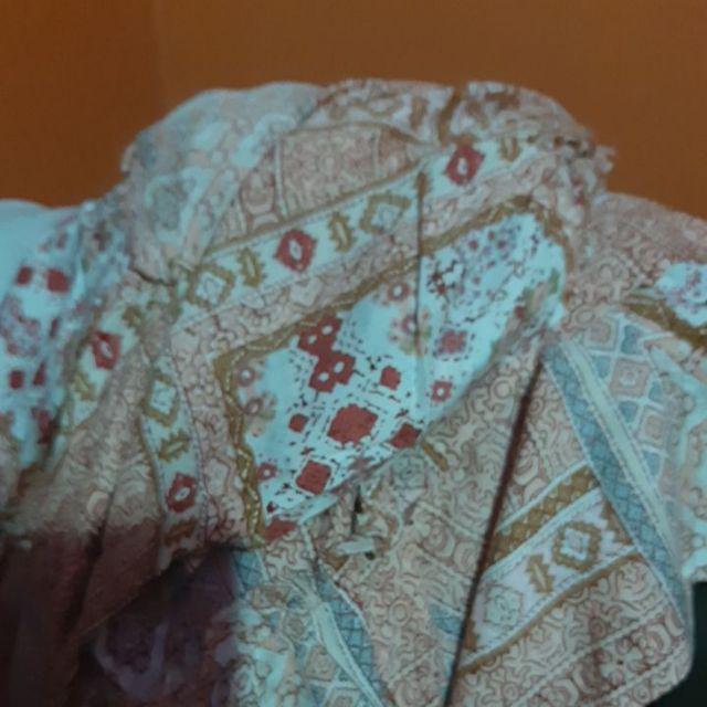 Gamis Etnik Rayon Adem Batik Tumpuk Susun Best Seller Michella Dan Nayara By Shofwah