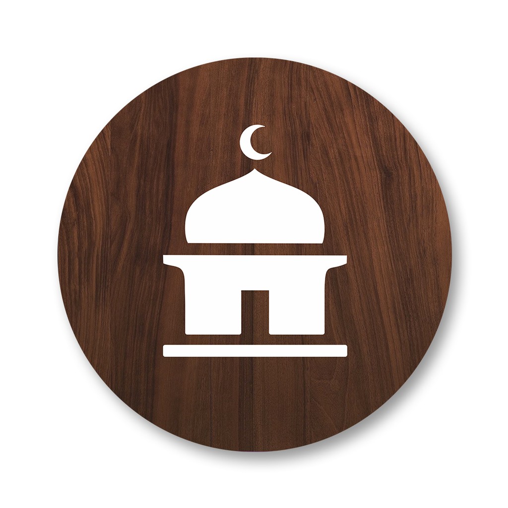 Jual papan tanda mushola - prayer room sign - mushola sign - SSMP01