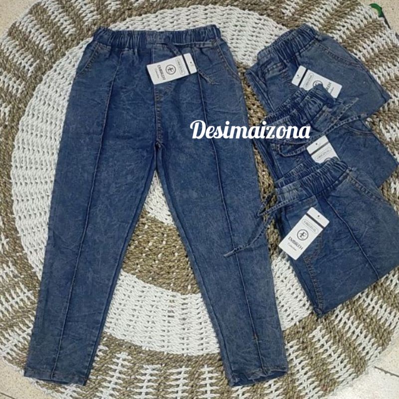 BAGGY PANT JINS ANAK,FULL TALI PINGGANG,ALLSIZE:7-8 TAHUN