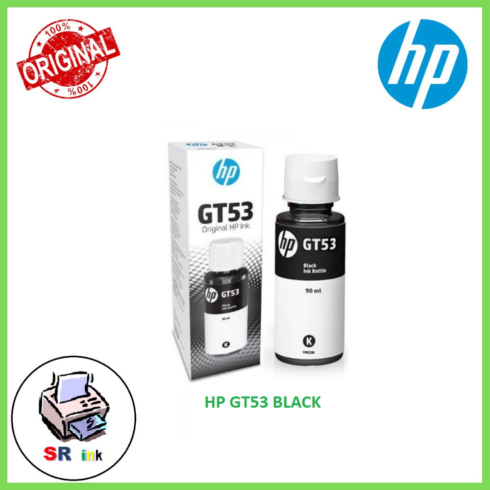 Tinta HP GT53 GT 53 Black Original