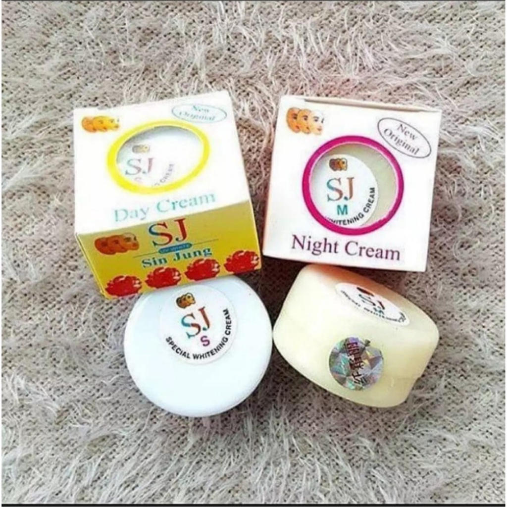 Cream sinjung topeng/siang/malam/cream pemutih asli 90%