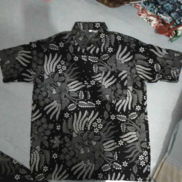 Promo Asli Risna Batik Jumbo Hrb093 Hem Batik Pria Pendek Premium M L Xl Xxxl 3l 4l 5l Pria Batik...