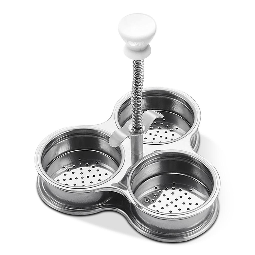 Alat Perebus Telur 3 Cup Bahan Stainless Steel Anti Lengket Untuk Memasak Sarapan (house2020)