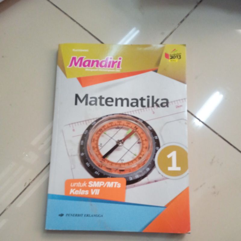 Mandiri Matematika SMP kelas 7Erlangga.