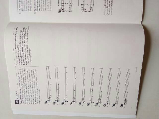Grade 4 - 5 Specimen aural tests with CD aural test