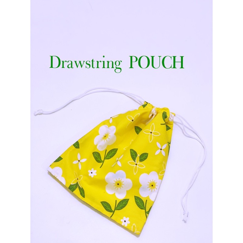 Fawn’G Handmade - Drawstring Pouch motif Lucu Lucu / Kantong Serut Katun