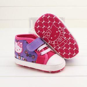 JOYLEEN BEBE Prewalker Hello Kitty Pink/Sepatu Bayi Prewalker Kets Hello Kitty/Prewalker Import Lucu