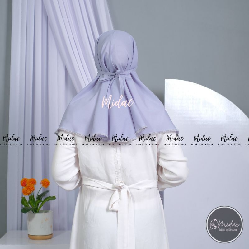 Bergo Pikot••Hijab BERGO MARYAM CROCHET - MARYAM PIKOT