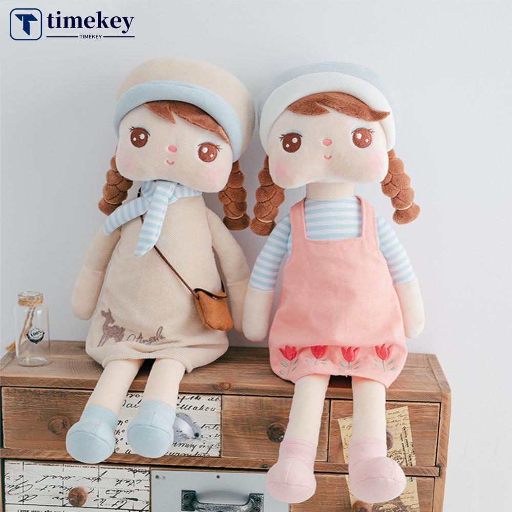 Timekey Metoo Angela Morandi Mainan Boneka Stuffed Plush Bayi Perempuan Dengan Dress Untuk Hadiah Anak H8N2