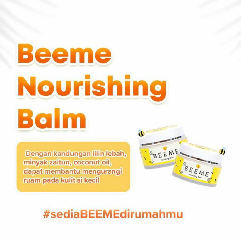 (FREE GIFT) Beeme Nourishing Balm Obat Jerawat Obat Stretch Mark [SKINCARE IBU DAN ANAK]