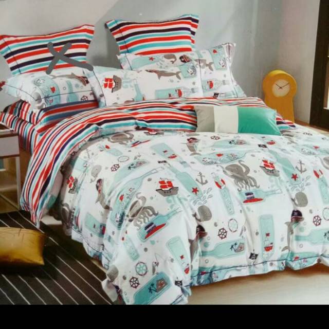 Bemper Set Sprei Katun Jepang