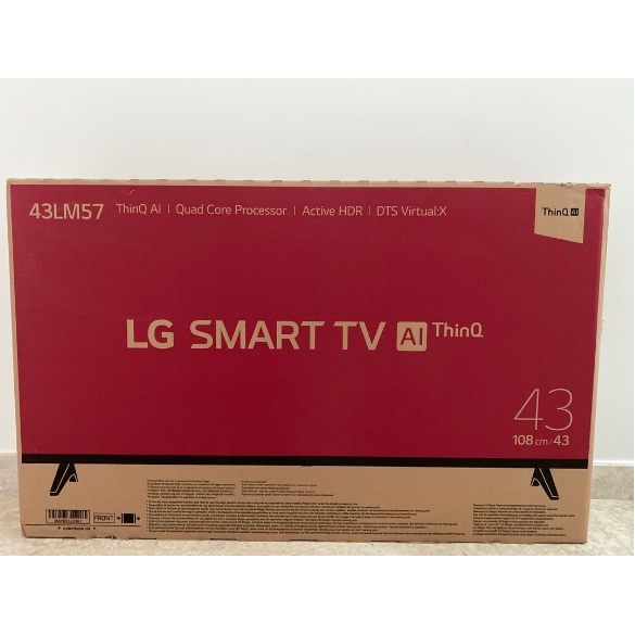 LED TV LG 43LM57 SMART TV AI THINQ 43 INCH Garansi Resmi