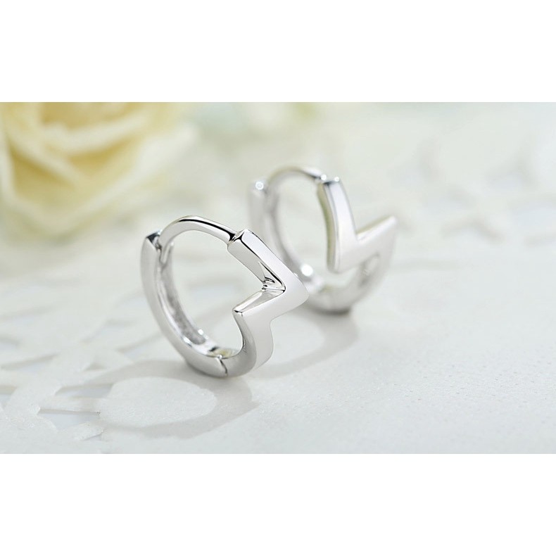 S925 Anting-Anting Perak Perempuan Jepang Dan Korea Elegan Mode Sederhana Petir Anting-Anting Perak Kecil Eropa Dan Amerika ... ai2-2915-5