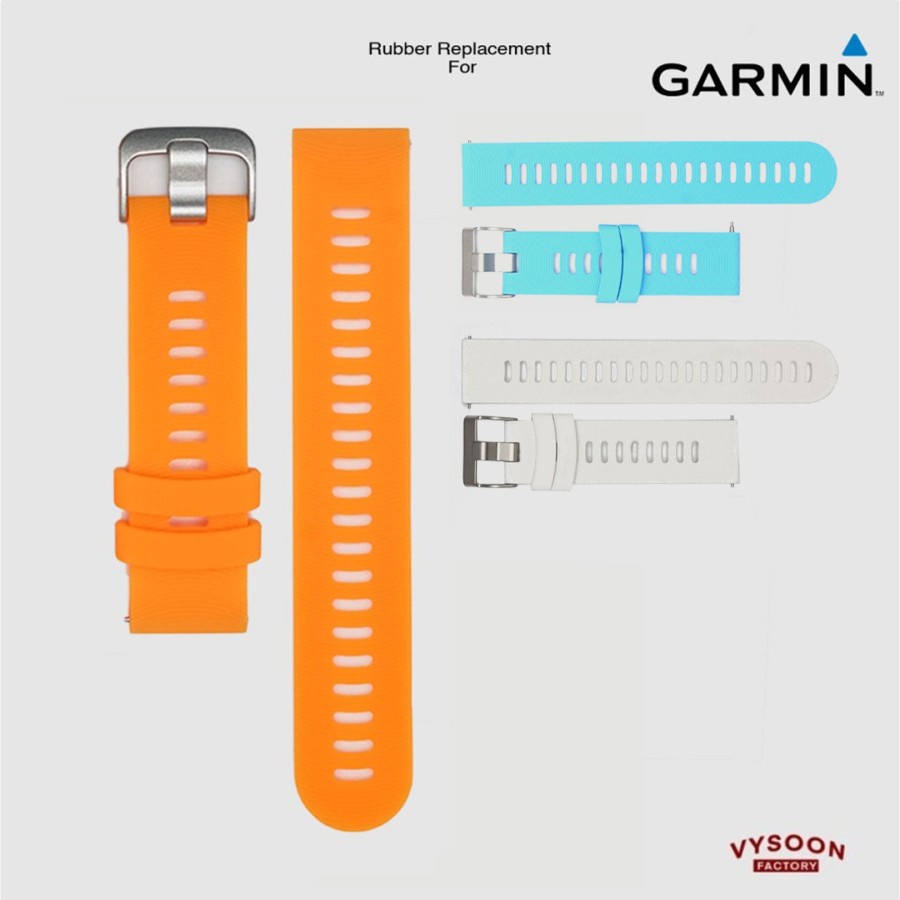 Strap Rubber Tali Karet Untuk Garmin Forerunner / Samsung / Vivoactive