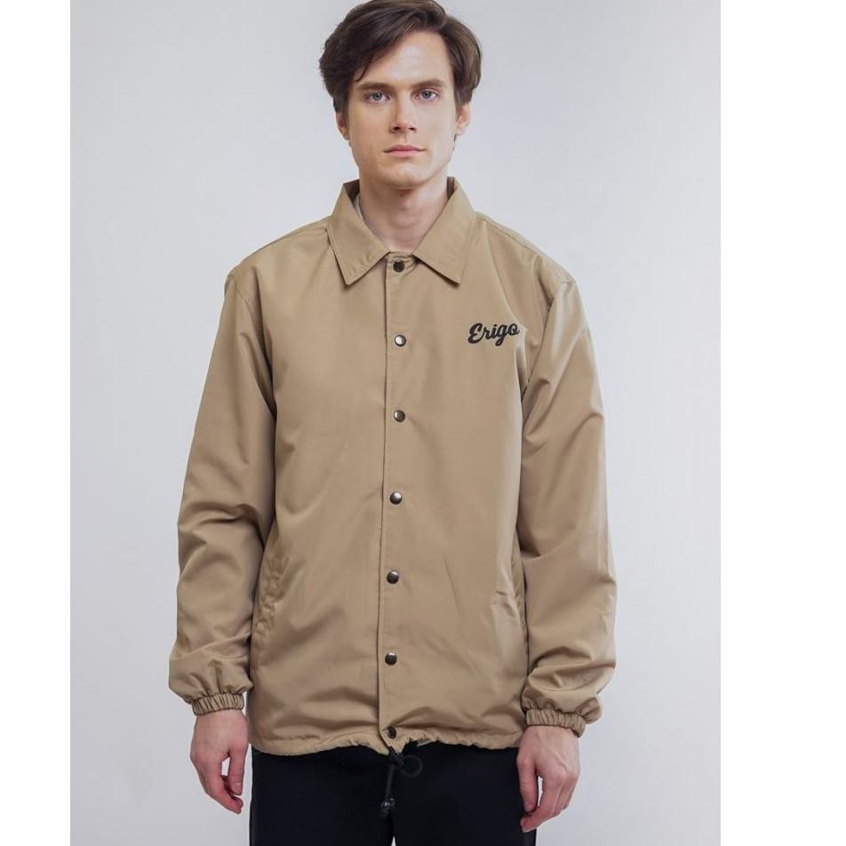 Menarik.. Erigo Coach Jacket Feels Fear Khaki