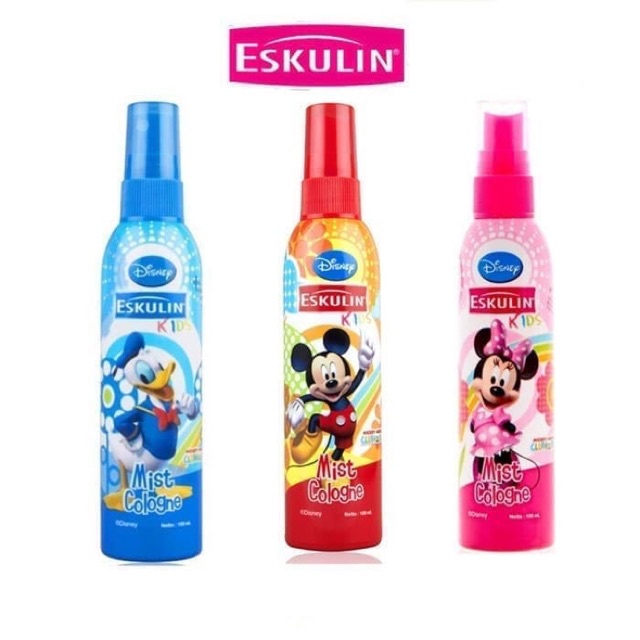 ⭐BAGUS⭐ ESKULIN KIDS Body Mist Cologne X Disney 60ml | Parfum Anak Mickey Minnie Donald