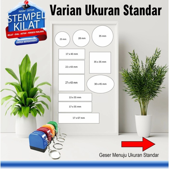 

Menyurat-Surat- Stempel Otomatis/Warna Murah Berkualitas Harga Bersahabat - 1 Warna, Kecil -Surat-