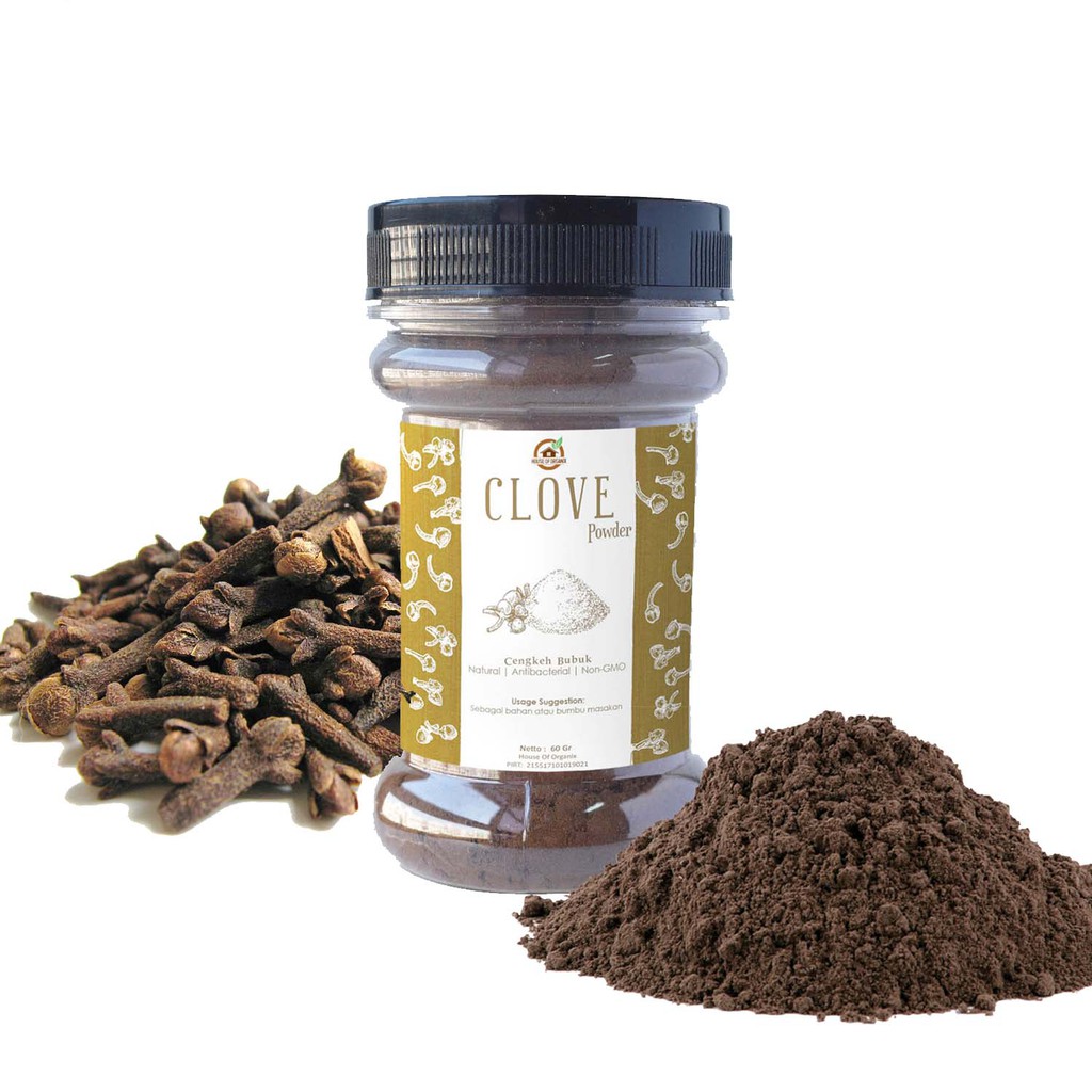 House Of Organix Clove Powder ( Cengkeh Bubuk ) 60 Gr